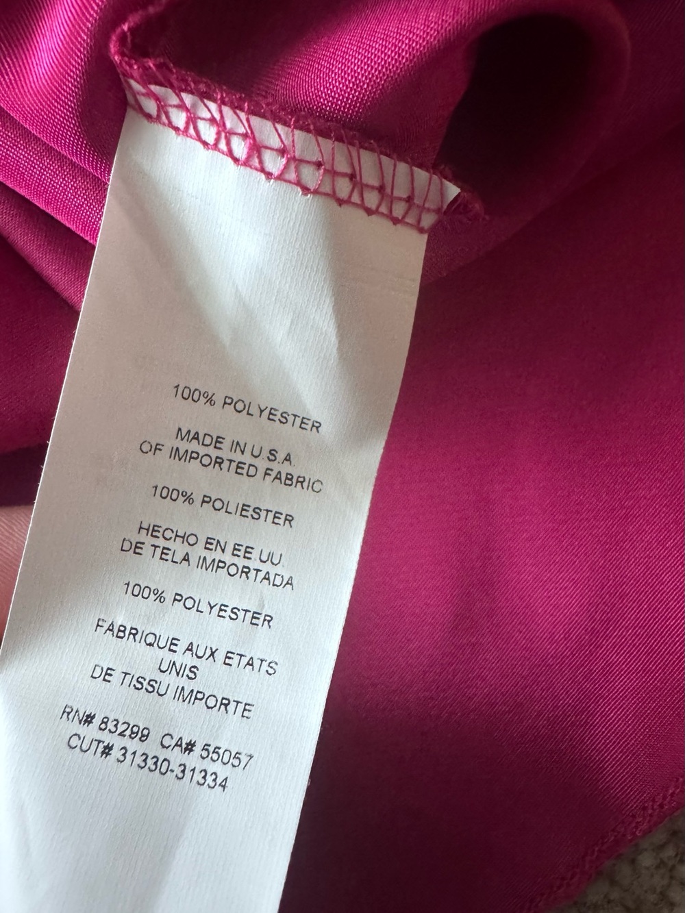 Nicole Miller Hot Pink Shiny Satin Halter Top Camisole Blouse XL Fuchsia Y2K - Picture 10 of 13